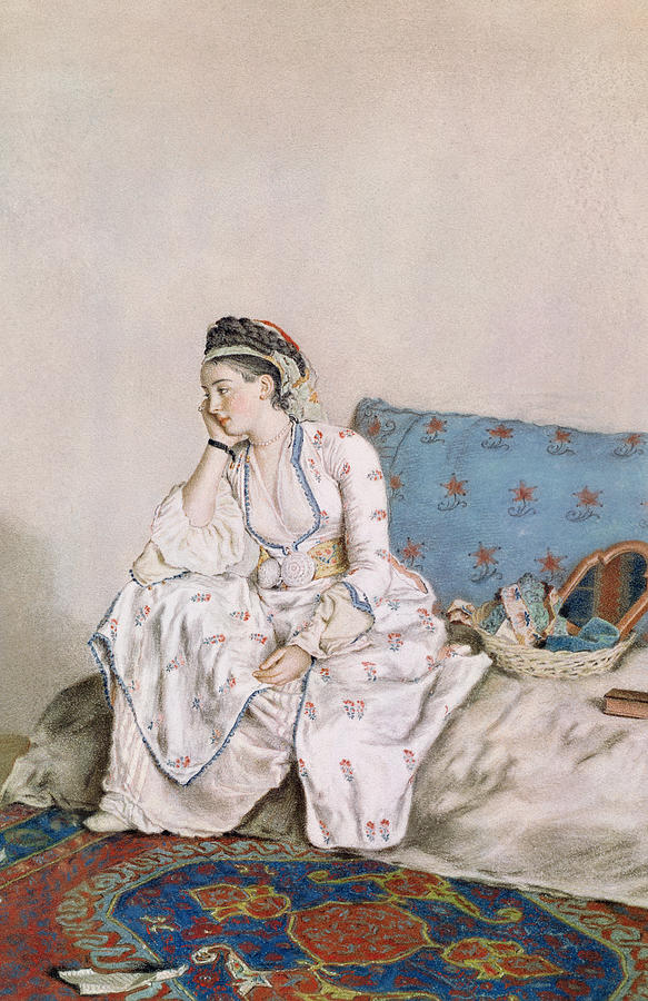 Portrait Painting - Portrait of Mary Gunning by Jean-Etienne Liotard