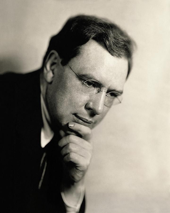 Portrait Of Maxwell Anderson Photograph by Florence Vandamm