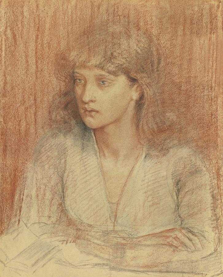 Portrait Of May Morris Painting