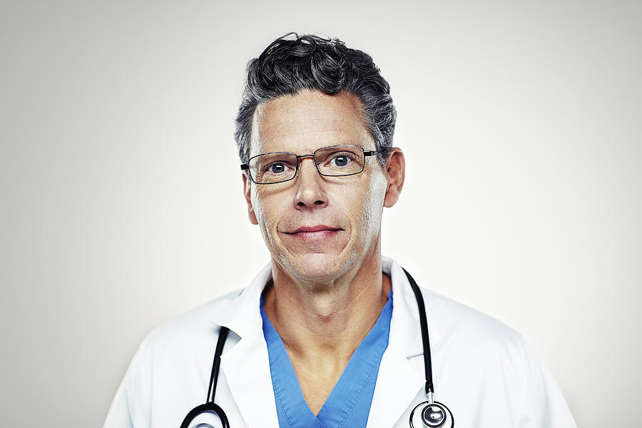 Portrait of medical professional Photograph by Michael Blann