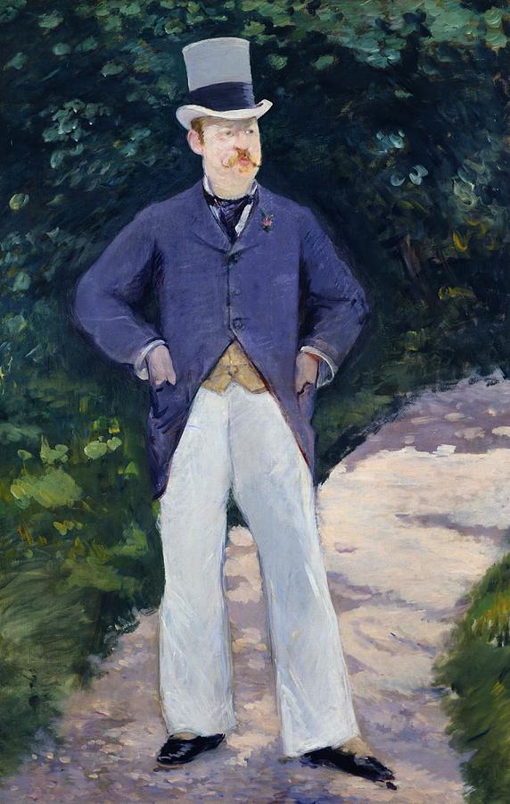Edouard Manet Painting - Portrait of Monsieur Brun by Edouard Manet