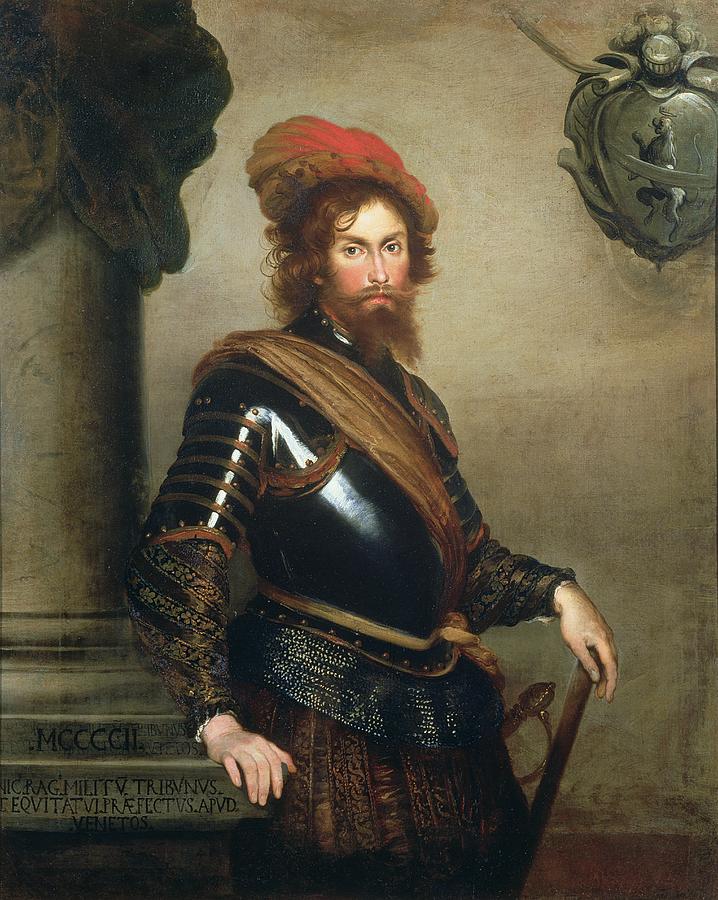 Bernardo Strozzi Painting - Portrait of Nicolo Raggi by Bernardo Strozzi
