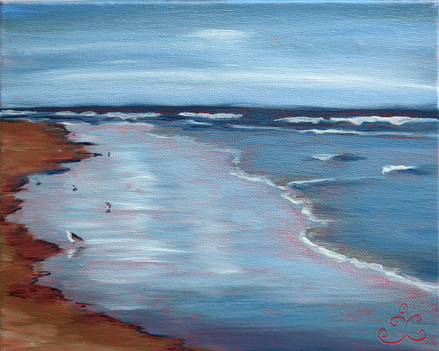 Beach Painting - Portrait of Ogunquit by Trina Teele