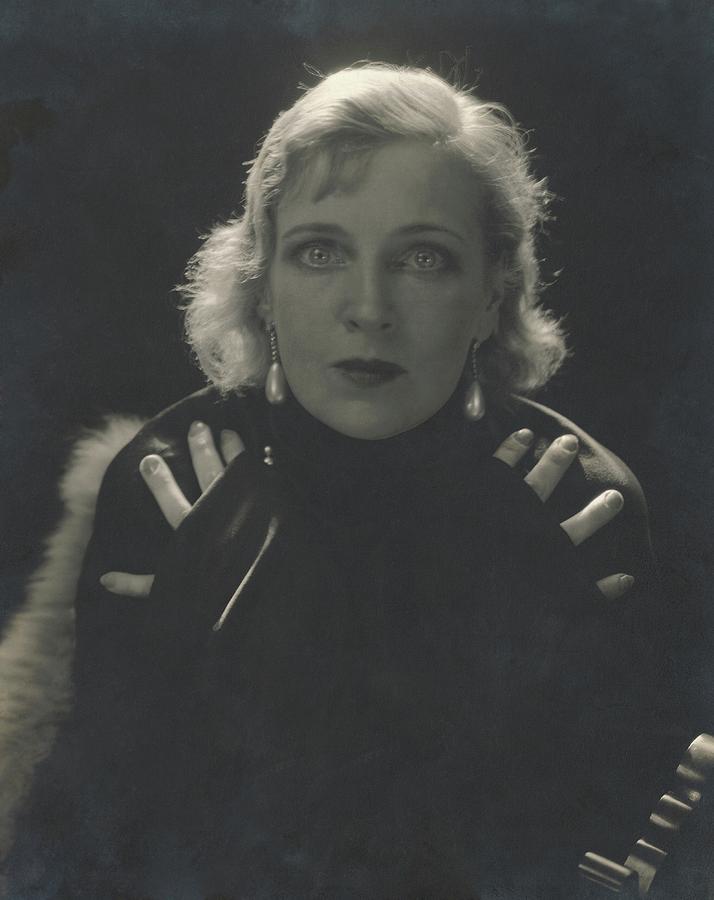 Portrait Of Olga Baclanova Photograph by Edward Steichen