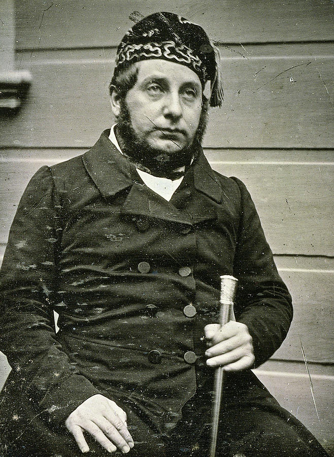 Portrait Of Oppenheim, Brother Of The Photographer Photograph by
