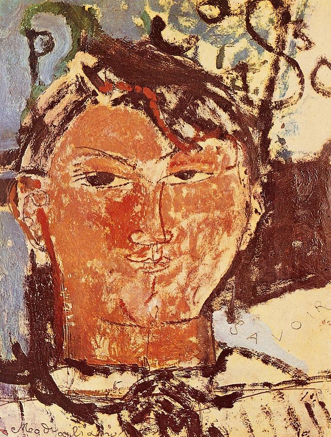 Amedeo Modigliani Painting - Portrait of Pablo Picasso by Amedeo Modigliani