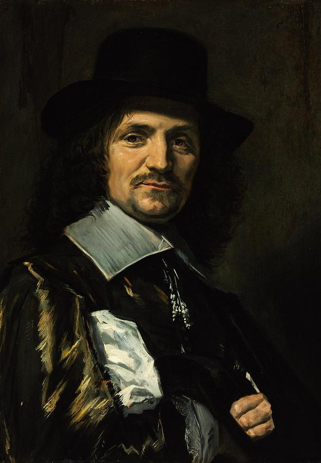 Portrait Painting - Portrait of Painter Jan Asselyn by Frans Hals