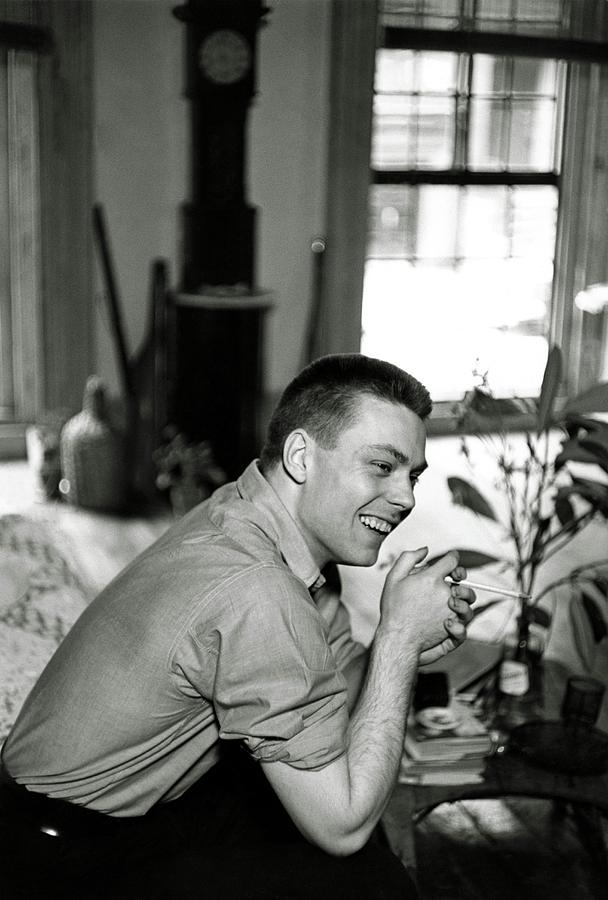 Portrait Of Peter Larkin Sitting Down Photograph by Frances McLaughlin-Gill