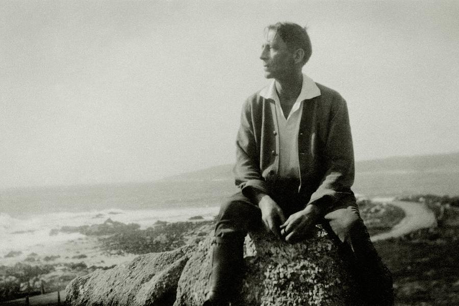 Portrait Of Poet Robinson Jeffers Sitting Photograph by Cecil Beaton