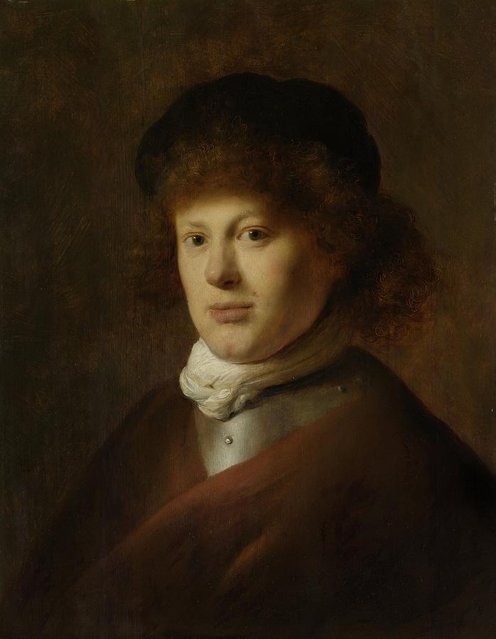 Baroque Photograph - Portrait Of Rembrandt Harmensz Van Rijn, 1628 Oil On Panel by Jan the Elder Lievens