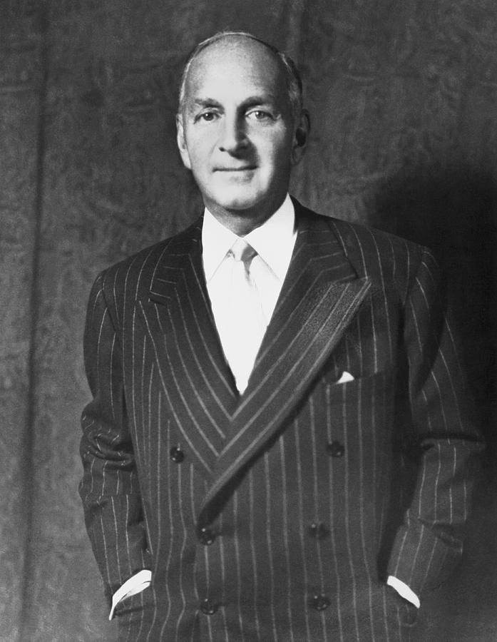 Portrait Of Robert Lehman Photograph by Underwood Archives