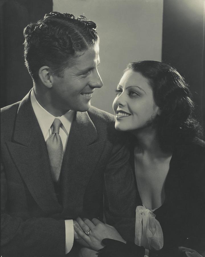 Portrait Of Rudy Vallee And Fay Webb Photograph by Edward Steichen