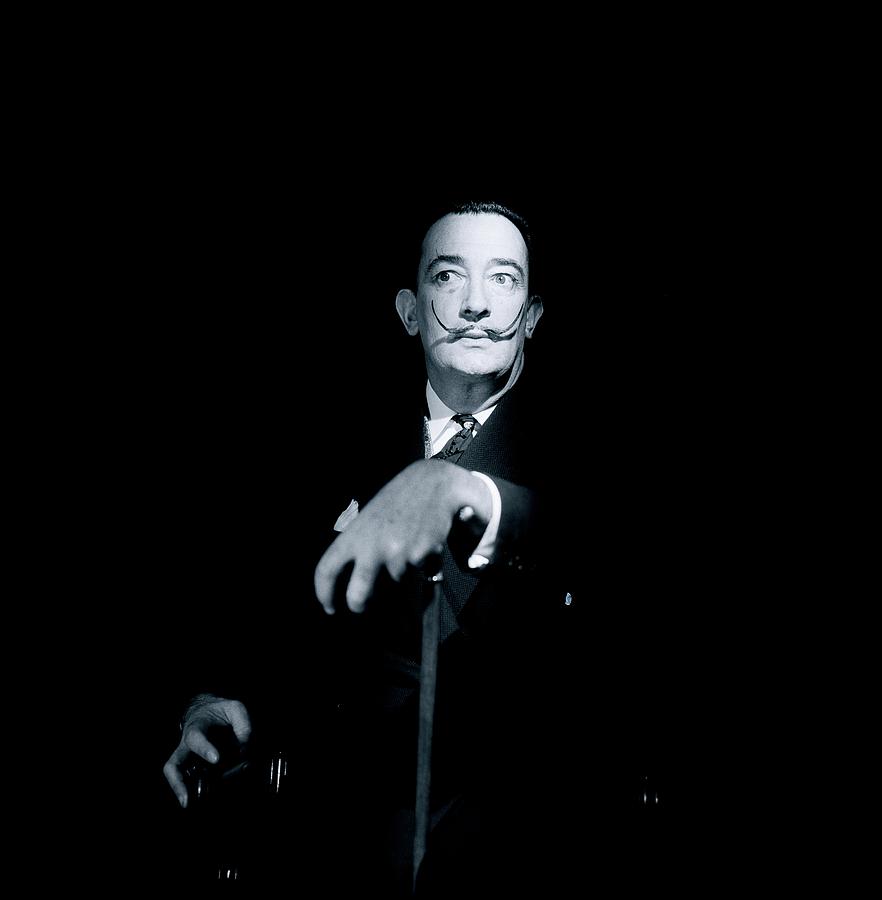 Portrait Of Salvador Dali Photograph by Horst P. Horst - Fine Art America