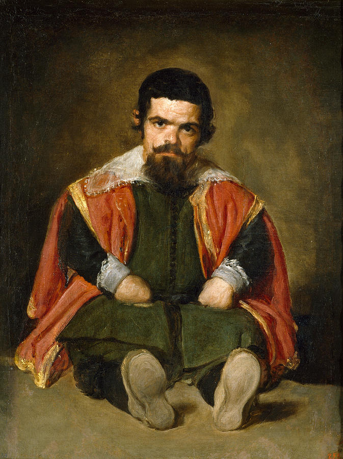 Portrait of Sebastian de Morra Painting by Diego Velazquez