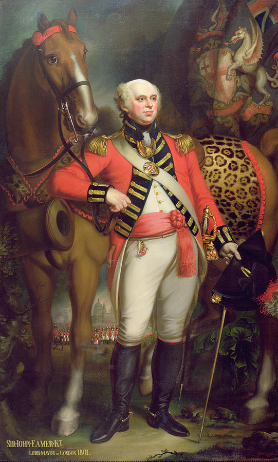 Portrait Of Sir John Eamer, Lord Mayor Of London, 1801 Oil On Canvas Photograph by Mather Brown