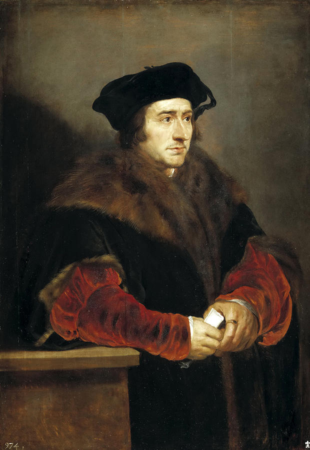 Peter Paul Rubens Painting - Portrait of Sir Thomas More by Peter Paul Rubens