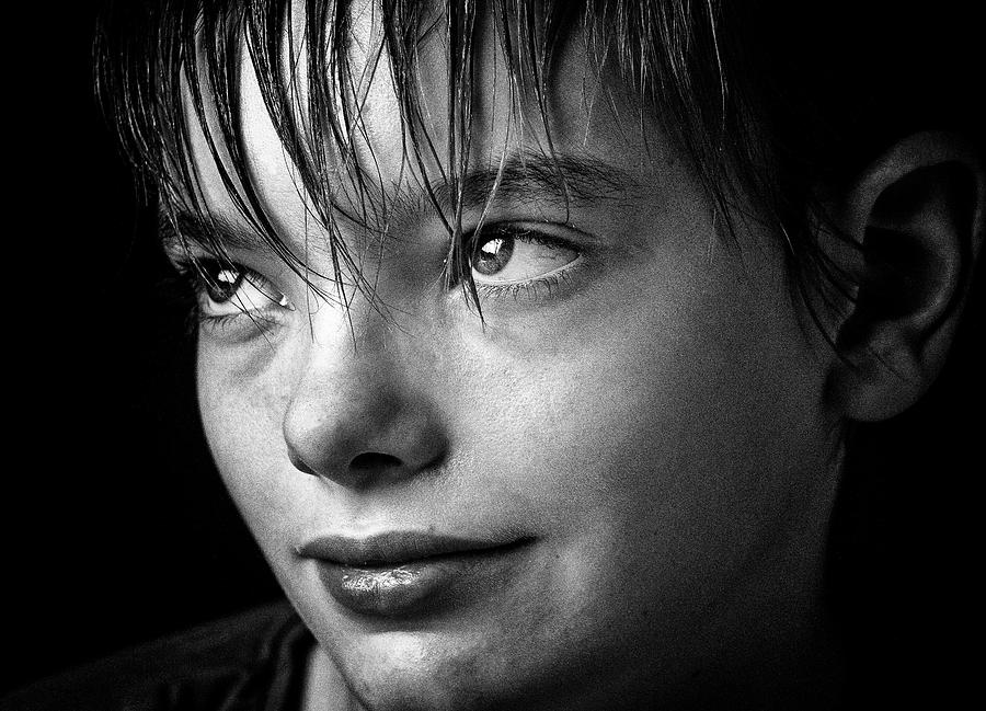 Portrait Of Smiling Boy Photograph by David Schlemer / Eyeem Portrait Of Smiling Boy Photograph by David Schlemer / Eyeem