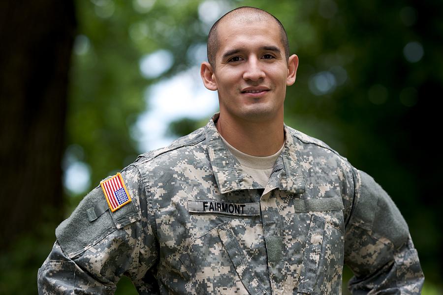 Portrait of Soldier in Uniform  Photograph by Tim Bieber