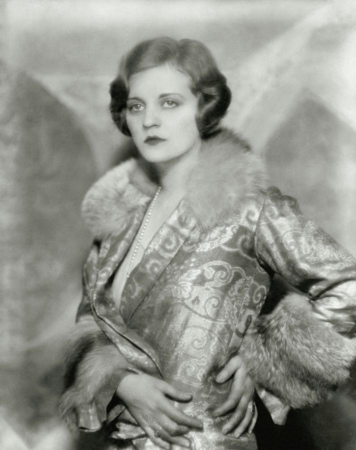 Black And White Photograph - Portrait Of Tallulah Bankhead by Nickolas Muray
