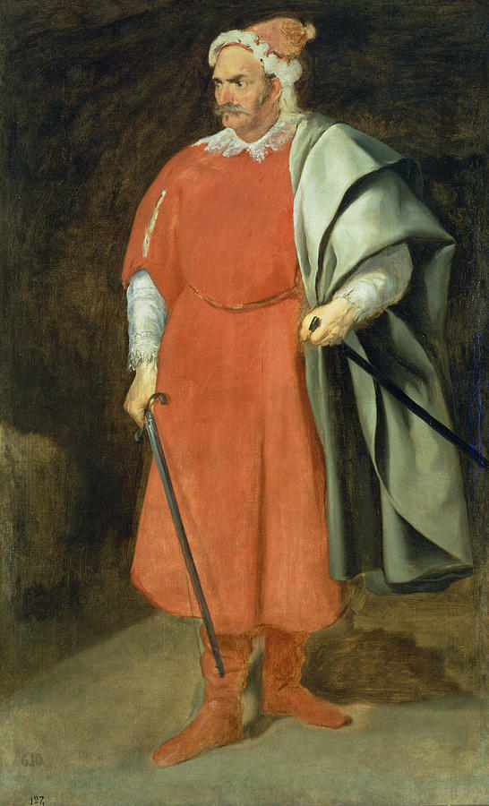 Portrait Of The Buffoon Redbeard, Cristobal De Castaneda, C.1636 Oil On Canvas Photograph by Diego Rodriguez de Silva y Velazquez