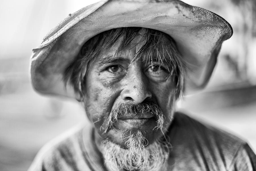 Portrait Of The Less Fortunate Photograph by Edward Kreis