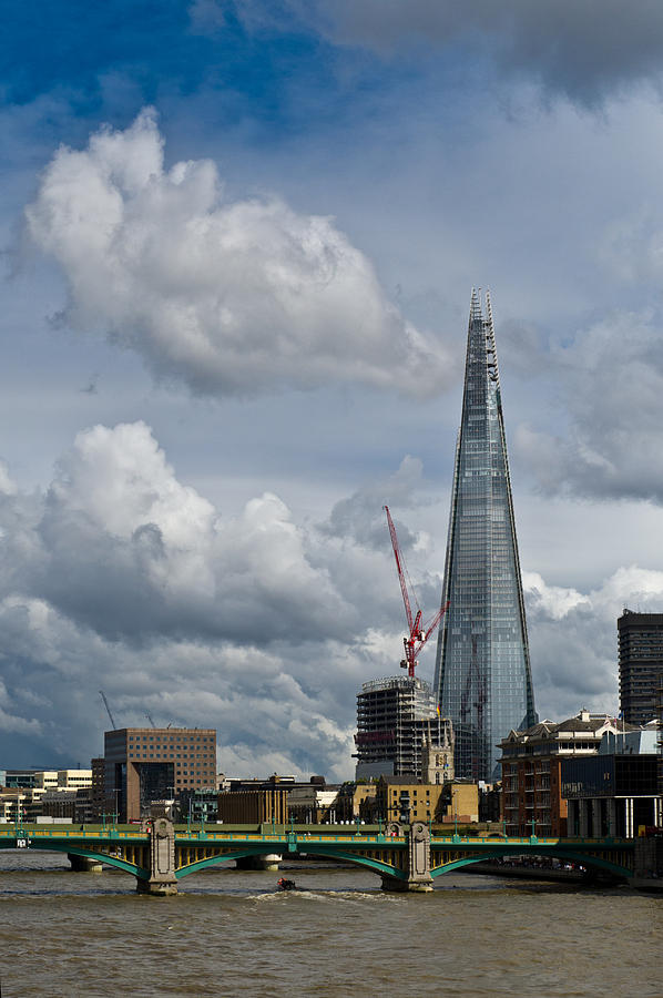 Portrait of the Shard Photograph by Gary Eason