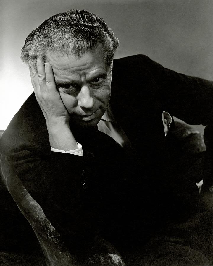 Portrait Of Theater Director Max Reinhardt Photograph by Lusha Nelson