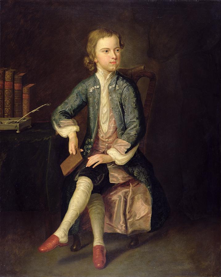 Book Painting - Portrait Of Thomas Gray C.1731 by Arthur Pond