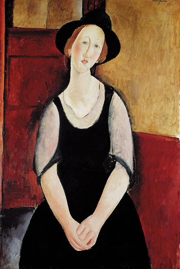 Portrait Of Thora Klinchlowstrom Painting by Amedeo Modigliani