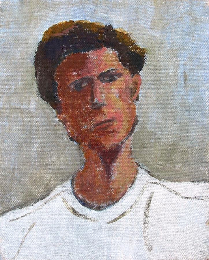Portrait of Troy Painting by Anita Dale Livaditis