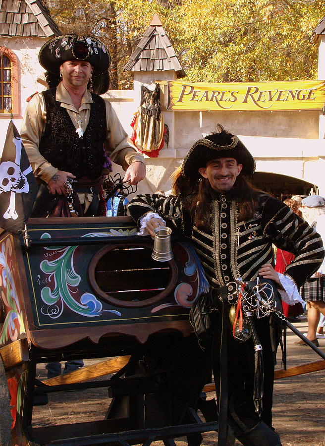 Portrait of Two Pirates Photograph by Rodney Lee Williams