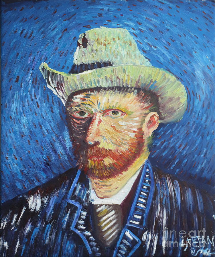 Portrait Of Van Gogh Painting
