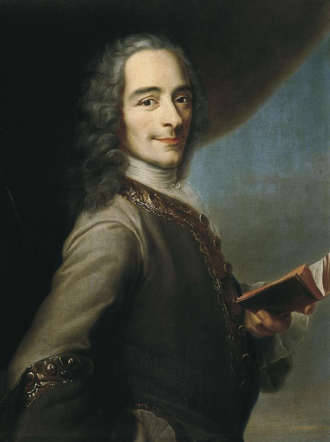 Portrait Of Voltaire. Ca. 1736 Photograph by Everett