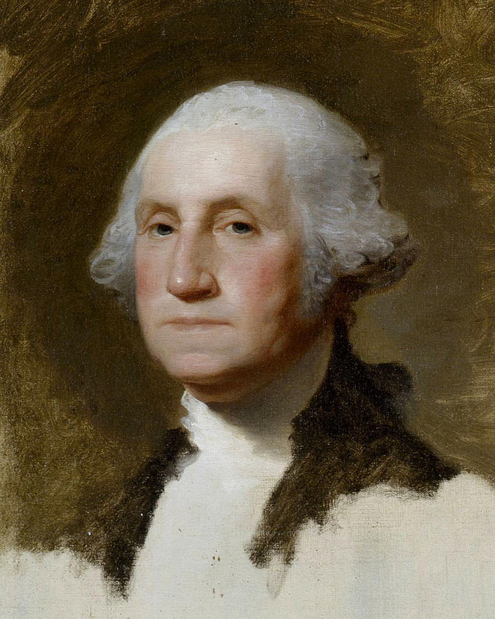 Portrait of Washington  Painting by Gilbert Stuart