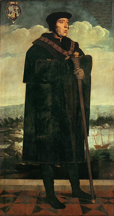 Male Painting - Portrait Of William Fitzwilliam, Earl by Hans Holbein the Younger