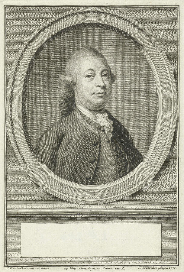 Portrait Drawing - Portrait Of William French Godard Van Lynden Van Hemmen by Jacob Houbraken And Weduwe Jacobus Loveringh & Johannes Allart