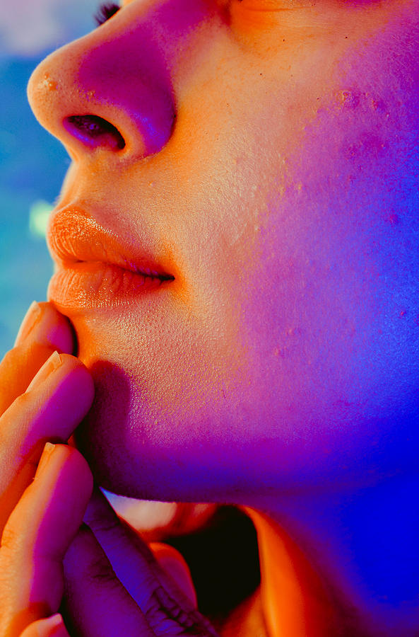 Portrait of Young Womans Lips Photograph by Rochelle Brock / Refinery29 for Getty Images