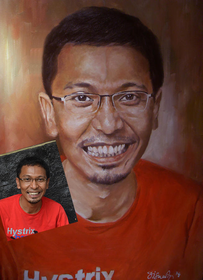 Portrait Painting Painting by Siswo Aji - Pixels