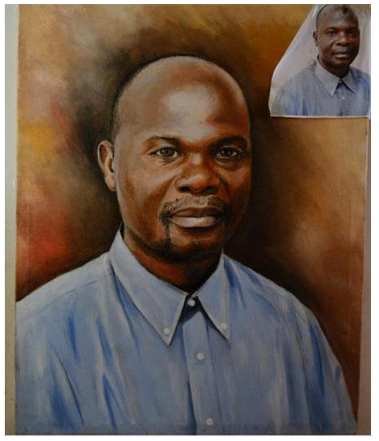 Portrait Sample Painting by Eva Chikabadwa - Fine Art America