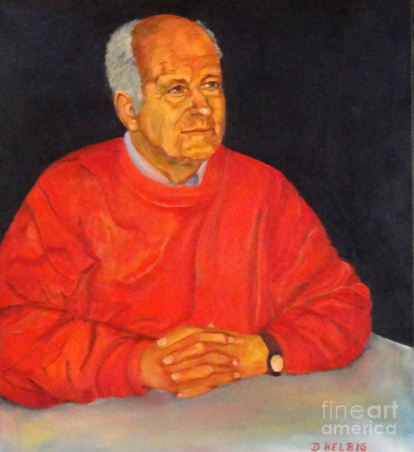 Portrait  Special Observer Painting by Dagmar Helbig