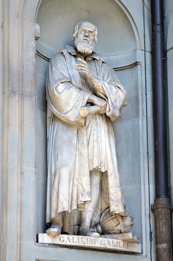 Portrait Statue Of Galileo, Florence Photograph by Kenneth Murray