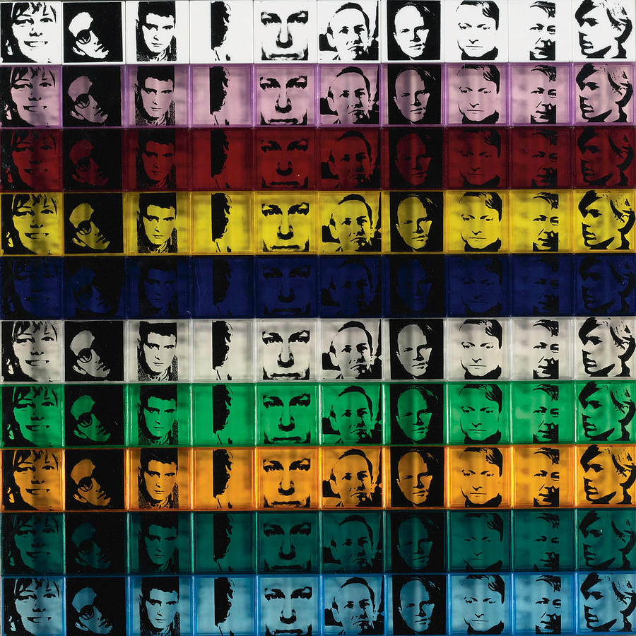 Portrait Mixed Media - Portraits of the Artists by Andy Warhol