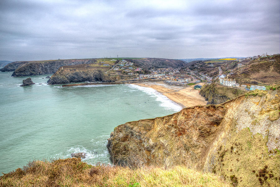 Portreath North Cornwall England UK between St Agnes and Godrevy on the ...