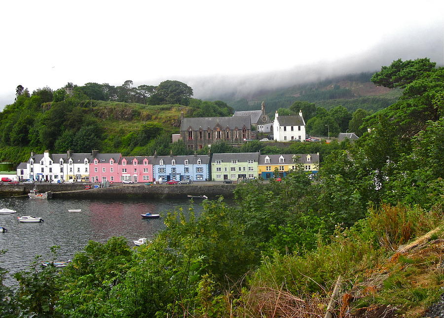 Portree Harbor Photograph by Denise Mazzocco - Fine Art America