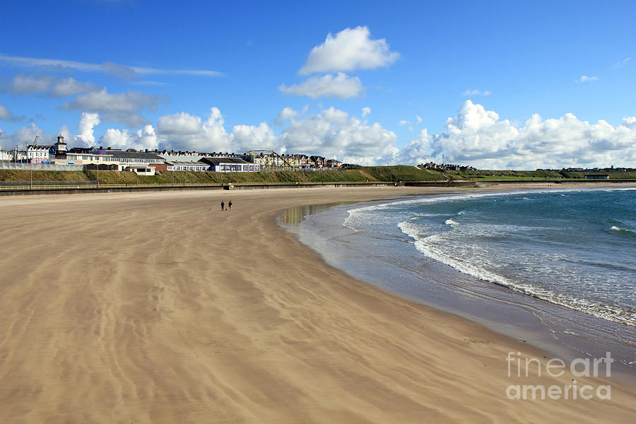 Portrush Strand 2 Photograph by Julia Gavin - Pixels