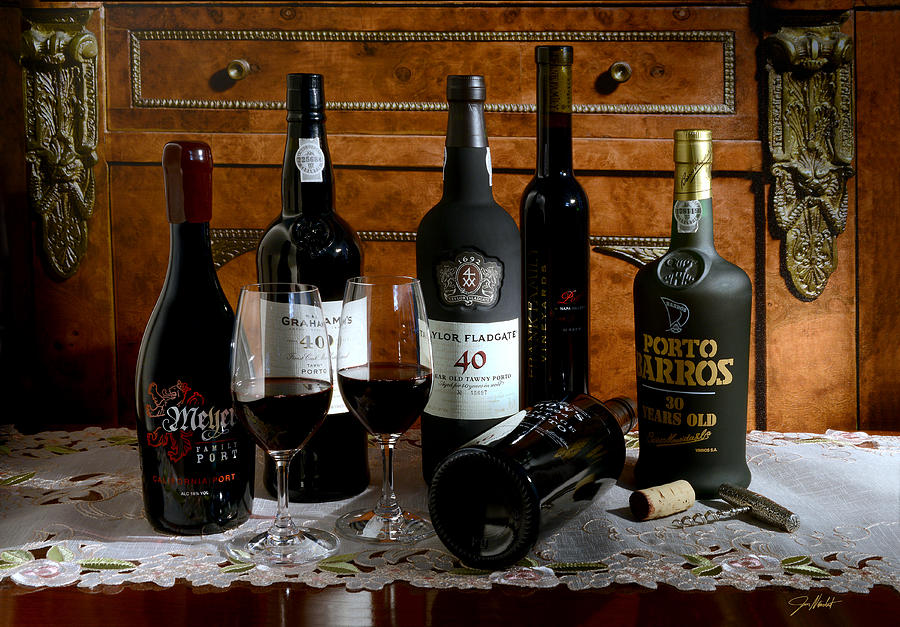 Wine Photograph - Ports of Call by Jon Neidert