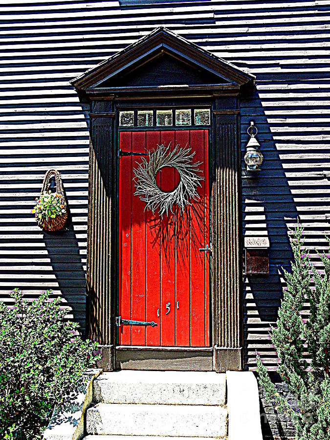 Portsmouth Door 2 Photograph by Kevin Fortier