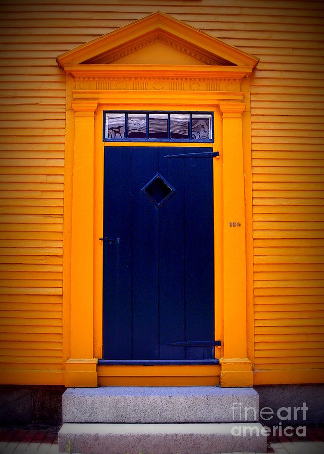Door Photograph - Portsmouth Door 3 by Kevin Fortier