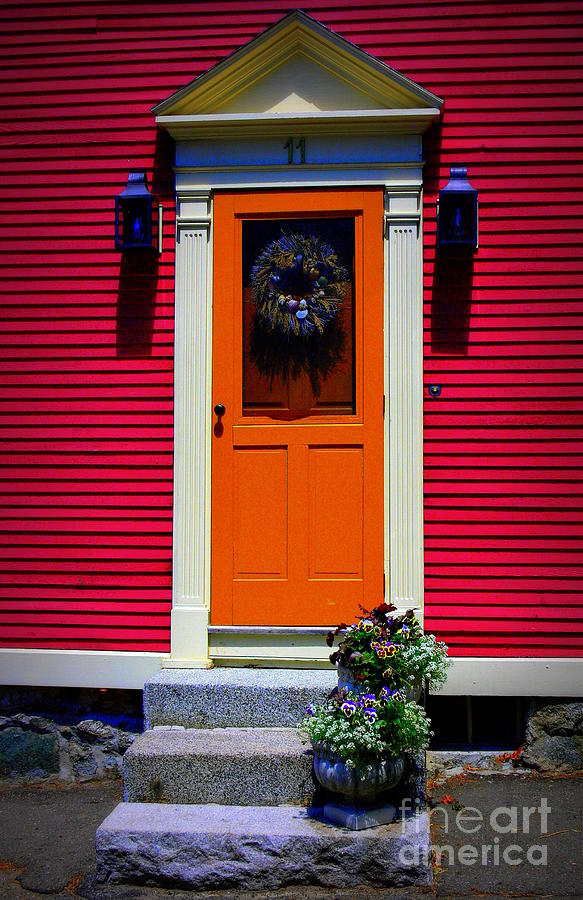 Portsmouth Door 4 Photograph by Kevin Fortier