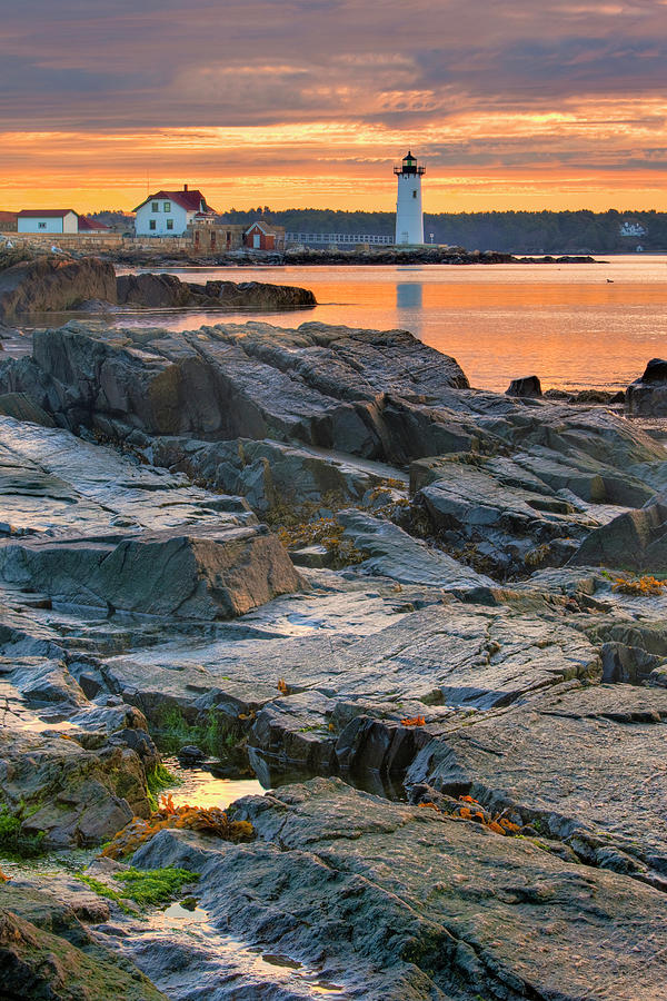 Portsmouth Harbor Light House As Seen Photograph By Jerry And Marcy 